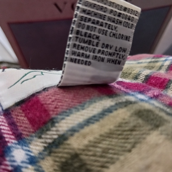 "ALLEGHANY TRAIL" WOMENS  BUTTON-DOWN100%COTTON FLANNEL WORK JACKET..SZ.M - Picture 10 of 10